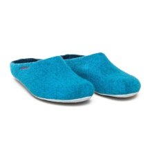 Gottstein Hausschuhe Magicfelt 701 (100% Wolle) blau (Größe 36-42)